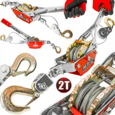 Treuil  manuel a Câble 2T 2,5 m