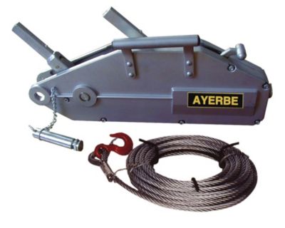 Treuil manuel aluminium cable 11mm capacite max 1600kg