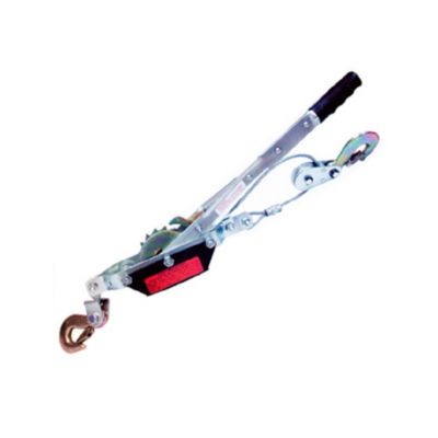 Treuil moufle standard 2 tonnes tire fort double cable acier levage et halage manuel