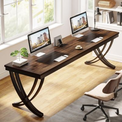 Tribesigns Bureau 200 cm Marron Rustique