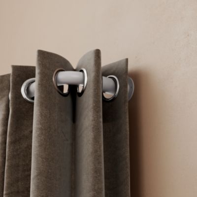 Tringle à rideau Anafi métal blanc mat Ø28 x L.200cm GoodHome