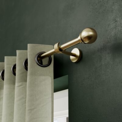 Tringle à rideau Elasa métal effet laiton doré Ø19 x L.150cm GoodHome
