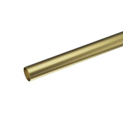 Tringle à rideau Elasa métal effet laiton doré Ø19 x L.200cm GoodHome