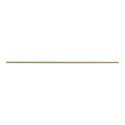 Tringle à rideau Elasa métal effet laiton doré satin Ø28 x L.150cm GoodHome