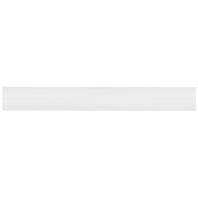 Tringle à rideau en bois blanc mat Ø2,8 x L.200cm Mobois