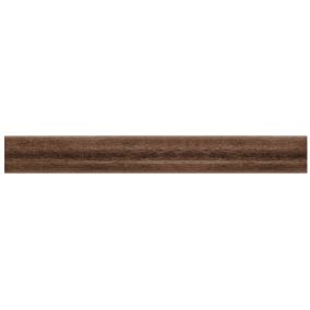 Tringle à rideau en bois chêne foncé Ø.2,8 x L.220cm Mobois