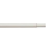 Tringle à rideau GoodHome extensible Ikaria, blanc mat, 120/210 cm