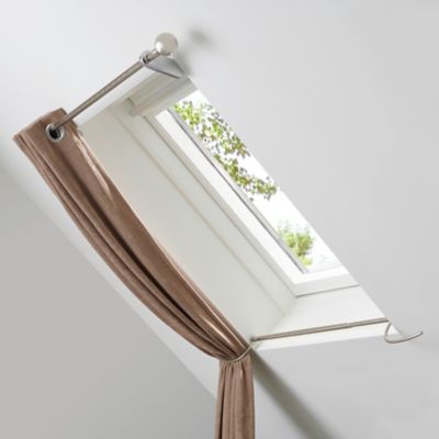 Barre De Rideau Réglable 70-301cm Avec Embouts Décoratifs - Tringle à Rideaux Acier Inoxydable Argent