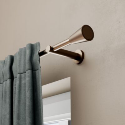 UMBRA Tringle à Rideaux Double En Acier, 72po à 144po, Bronze 1008966 758 L50 32018447