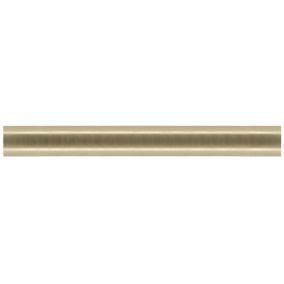 Tringle à rideau métal doré mat Ø.2,8 x L.150cm Mobois