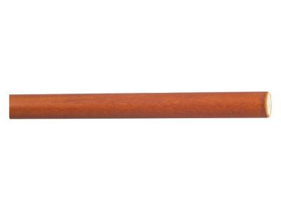 Tringle à rideaux bois Colours Java merisier Ø35 mm x L.250 cm