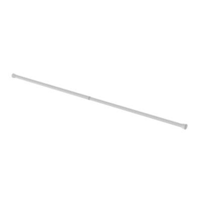 Tringle à rideaux extensible Anafi GoodHome blanc mat L.120/210cm