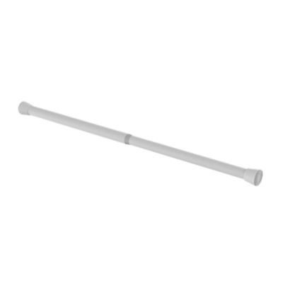 Tringle à rideaux extensible Anafi GoodHome blanc mat L.60/90cm