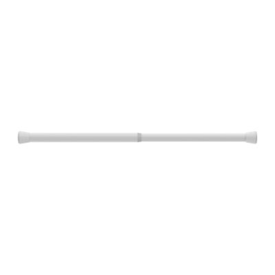 Tringle à rideaux extensible Anafi GoodHome blanc mat L.60/90cm