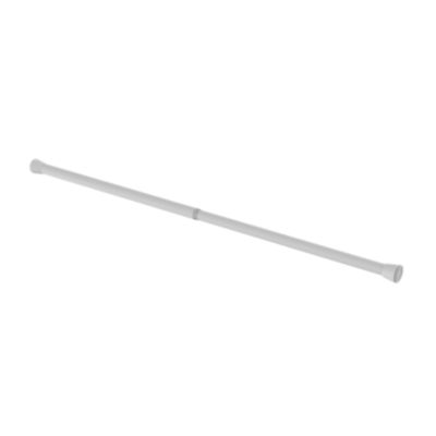 Tringle à rideaux extensible Anafi GoodHome mat blanc L.90/120cm