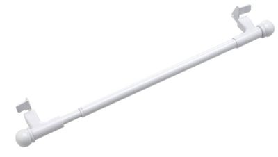 TRINGLE A RIDEAUX EXTENSIBLE ATELIERS 28 - BLANC 80-110CM