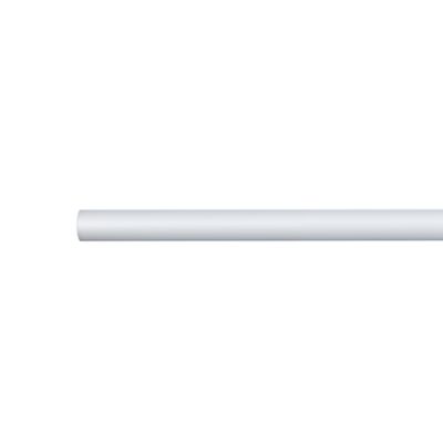 Tringle de penderie métal blanc Ø2,5 x 150 cm