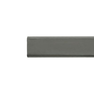 Tringle de penderie ovale acier chromé 1 m de 3 x 1,5 cm