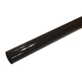 Tringle de penderie ronde acier noir Ø2,5 x 100 cm
