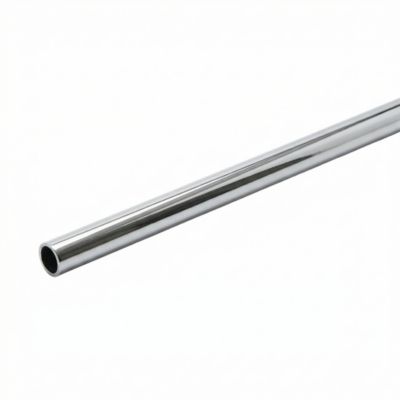 Tringle de penderie ronde métal chromé Ø2,5 x 100 cm