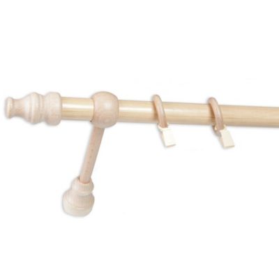 Tringle En Bois diam  28 Mm Pin Simple 300 Cm