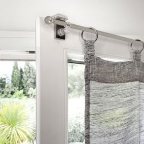 Tringle extensible à boules (40-65 cm - Gris Foncé)