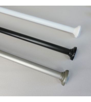 Tringle extensible entre 2 murs sans percage blanc - 140 à 260 cm - Blanc