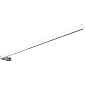 Tringle portière recoupable (1m20 - Blanc)