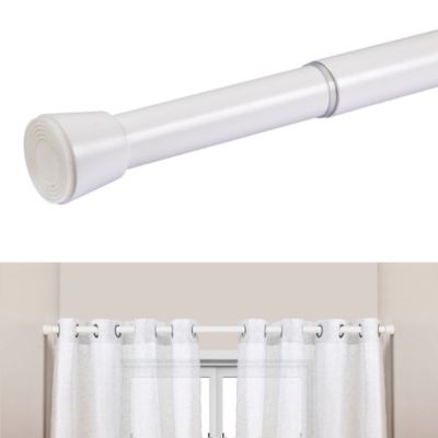 Lot De 2 Tringles Extensibles Paio 50-80cm – Blanc, Métal
