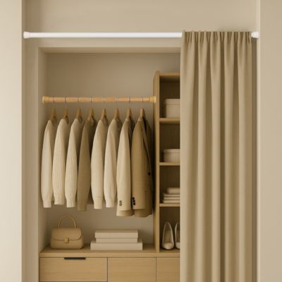 Tringle extensible blanc au meilleur prix | Leroy Merlin