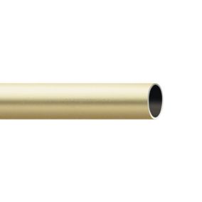 Tringle  à rideau métal diamètre 20 cm (200 cm - Doré Mat)