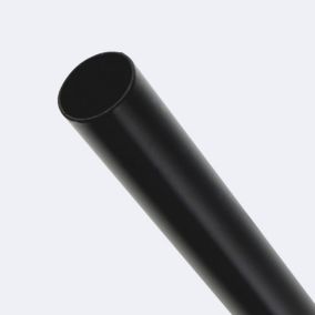 Tringle à rideaux Noir Mat de 250cm Diam.20 - Boulet