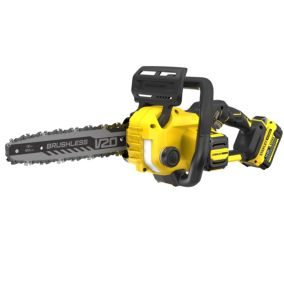 Tronçonneuse 30 cm BRUSHLESS 18V STANLEY FATMAX V20 - 1 x 4 Ah - SFMCCS730M1-QW "
