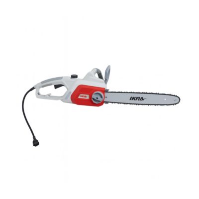 Tronçonneuse Electrique 2200W Guide 40 cm Poignée 2 mains Anti-vibration Tendeur de chaine sans outil IKRA