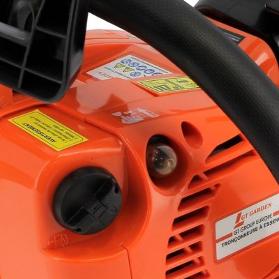 Tronçonneuse élagueuse thermique 25 cm3, 1 CV, guide 26 cm, 2 chaînes GT Garden