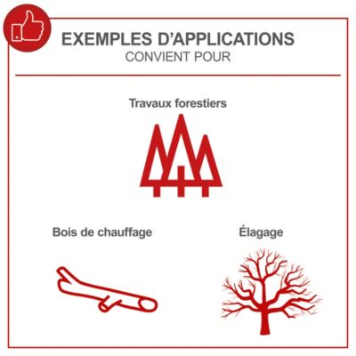Tronçonneuse électrique CSE2600 Scheppach - 2400W - longueur de guide chaine 45,5 cm - coupe max 44 cm - vitesse coupe 15 m/s