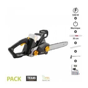 Tronçonneuse sans fil à batterie 1200W  guide 35 cm Texas CSX4000 sans chargeur ni batterie
