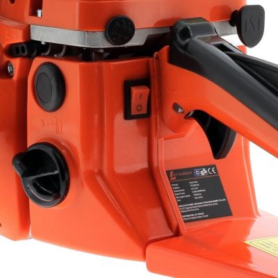 Tronçonneuse thermique 62 cm3, 3.5 CV, guide 40 cm, 2 chaînes GT Garden