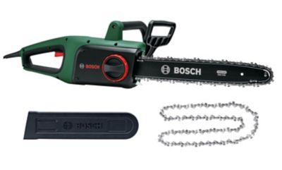 Tronçonneuse électrique filaire Bosch Universalchain 1800W guide 35 cm + 2ème chaîne