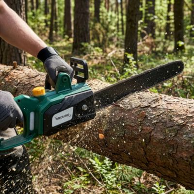 Tronçonneuse filaire 1800 W - longueur du guide-chaîne 350 mm - poids 4,24 kg - NMCS1800
