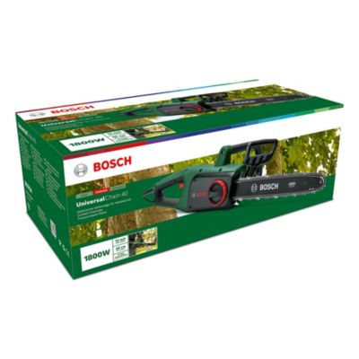 Tronçonneuse filaire 1800 W - longueur du guide-chaîne 400 mm - poids 4,4 kg - Bosch UniversalChain 40