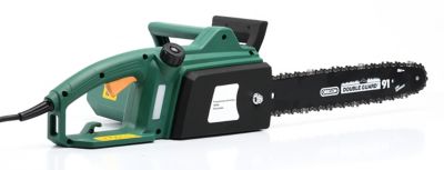 Tronçonneuse Électrique 2000W Avec Pulvérisation Huile Auto - Guide 16" - 800 Tr/min - Puissante Et Ergonomique