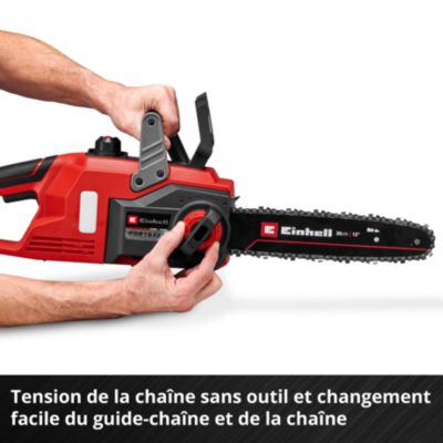 Tronçonneuse sans fil 18 V Einhell FORTEXXA 18/30 – guide-chaîne 300 mm – poids 4,03 kg – vendue sans batterie ni chargeur