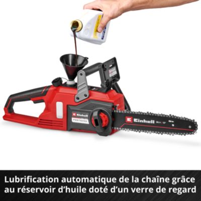 Tronçonneuse sans fil 18 V Einhell FORTEXXA 18/30 – guide-chaîne 300 mm – poids 4,03 kg – vendue sans batterie ni chargeur