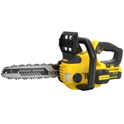 Tronçonneuse sans fil avec batterie 18 V - longueur du guide-chaîne 300 mm - poids 2,6 kg - Stanley FatMax SFMCCS630M1-QW