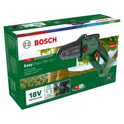 Tronçonneuse sans fil sur batterie 18V Bosch EasyChain (vendue sans batterie ni chargeur)