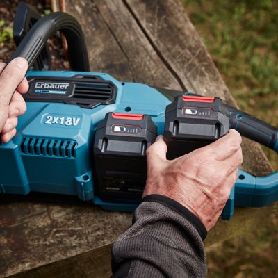 Tronçonneuse sans fil sur batterie 18V Erbauer ECSG18-Li 2 guide 30 cm (vendue sans batterie)