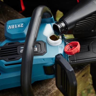Tronçonneuse sans fil sur batterie Erbauer ECSG18-Li 18V guide 30 cm (avec 2 batteries et chargeur)