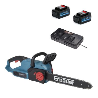 Tronçonneuse sans fil sur batterie Erbauer ECSG3640-Li 18V guide 40 cm (avec 2 batteries et chargeur)