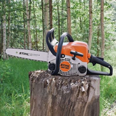 Tronçonneuse thermique 31 cm³ - longueur du guide-chaîne 350 mm - poids 4,1 kg - Stihl MS 180